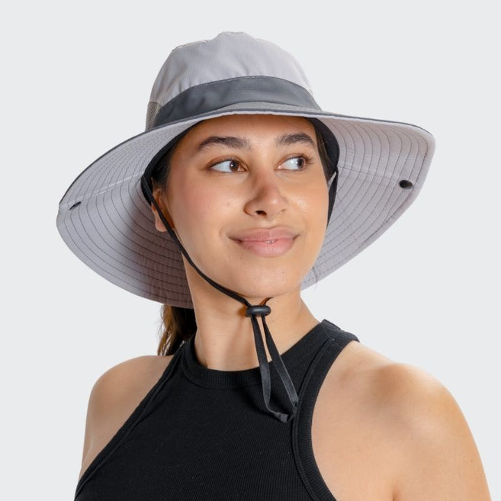 Unisex Sun Hat - Clara | The Festival Must-have!-Light grey-The Livary