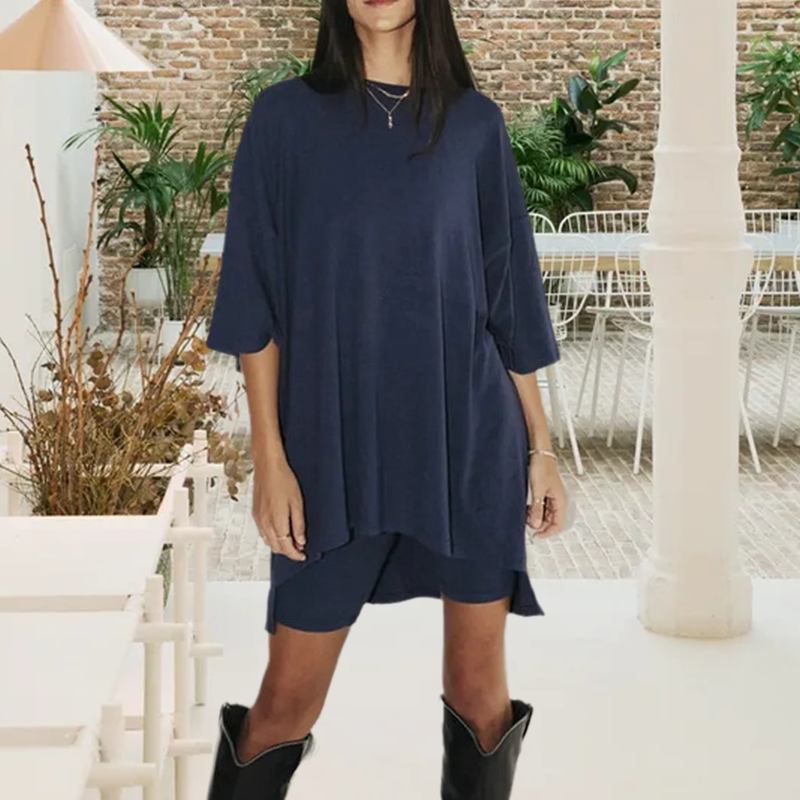 Two-piece lounge and leisurewear for women – Fenja-Oatmeal-S-The Livary