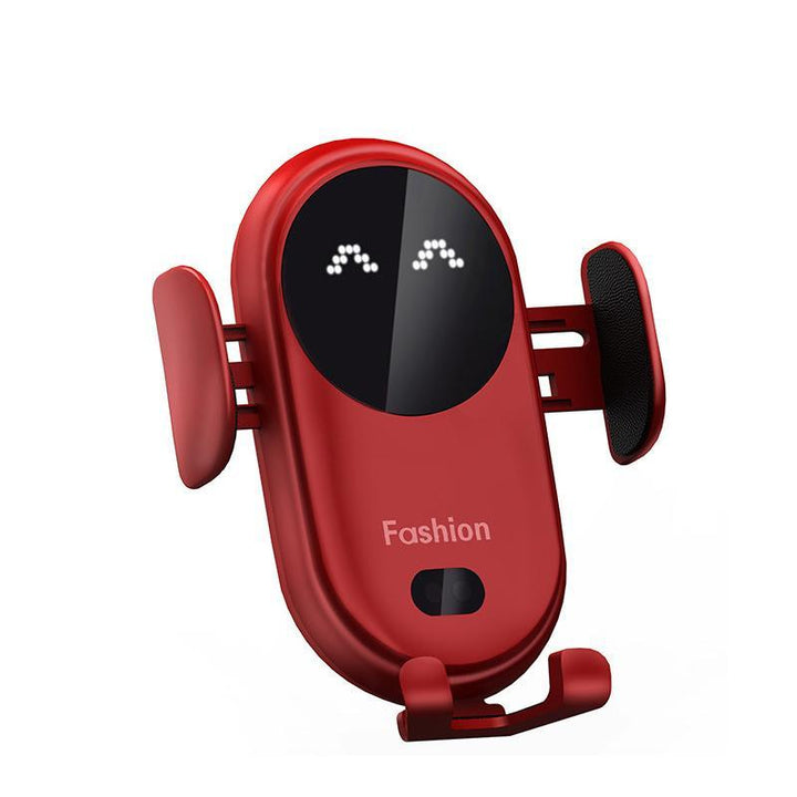 Phone holder with Wireless Charger – Voltix-Red-The Livary