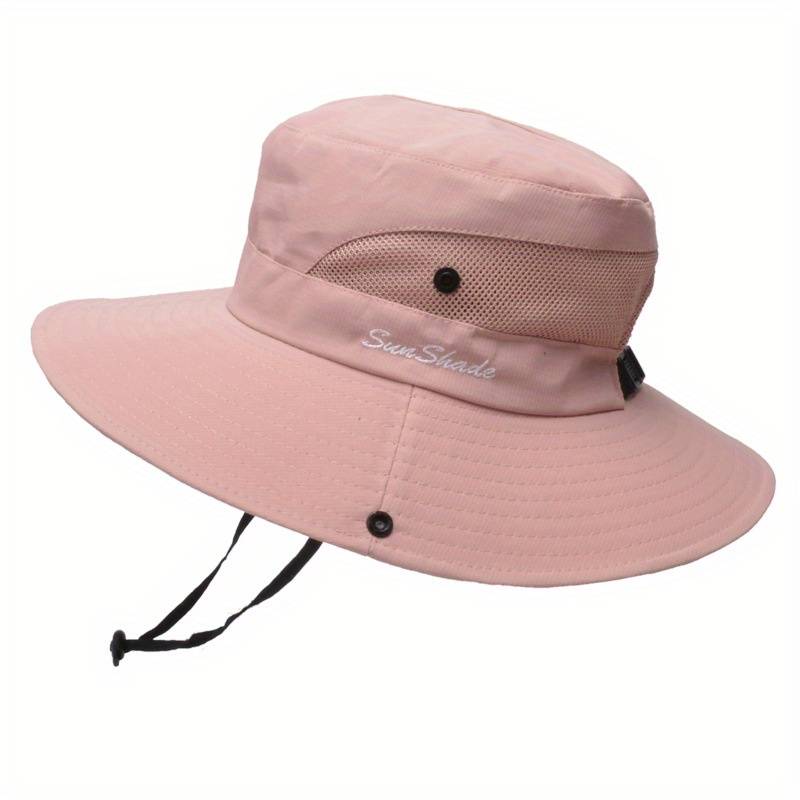 Stylish women's UV protection sun hat with a wide brim – Livia-Pure Pink-The Livary