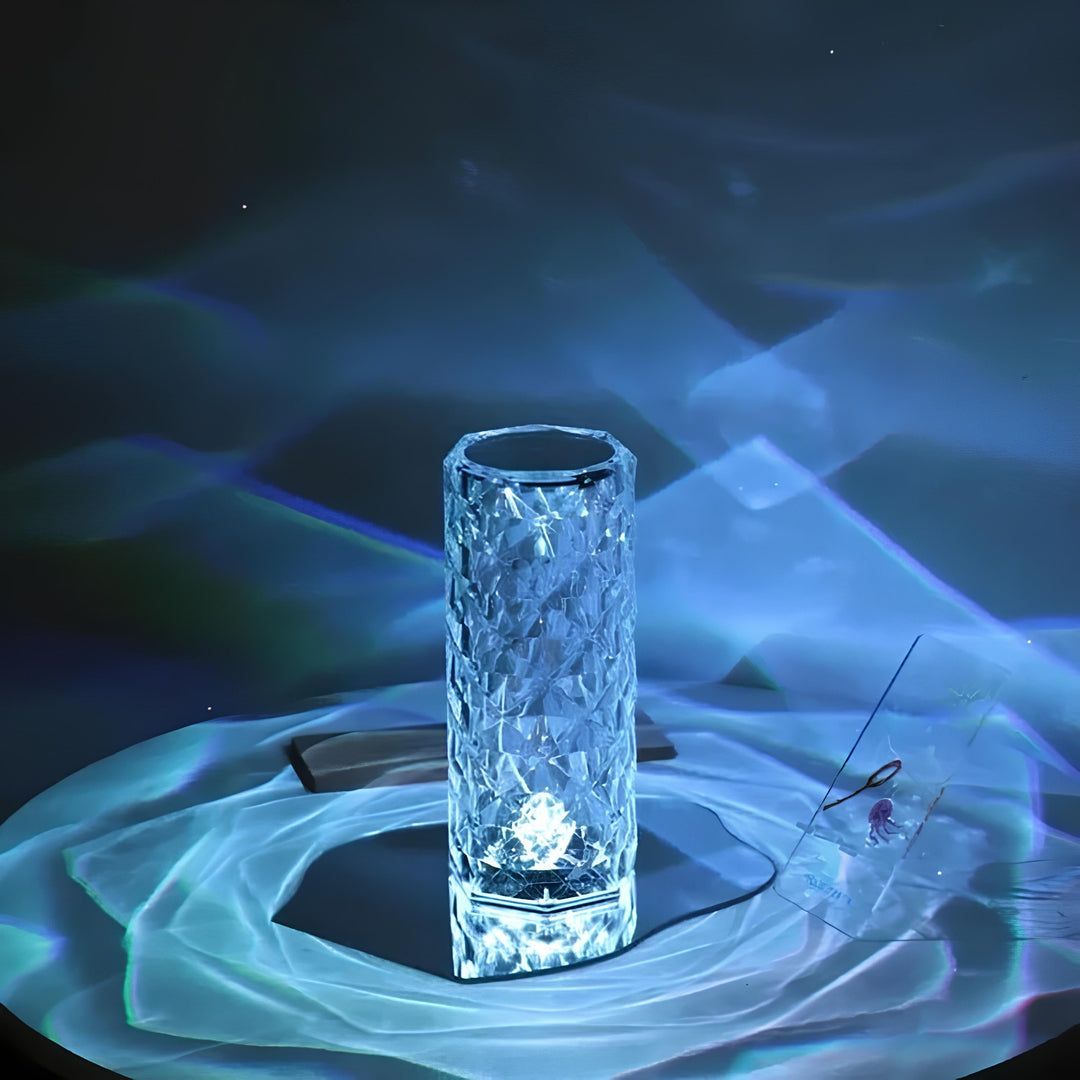 Crystal Table Lamp with Touch Control - Aurora-The Livary