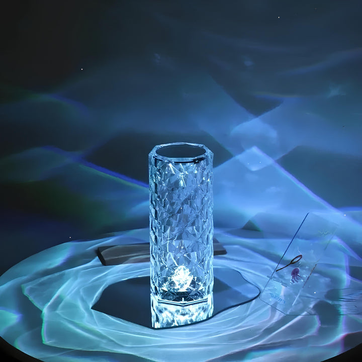 Crystal Table Lamp with Touch Control - Aurora-The Livary