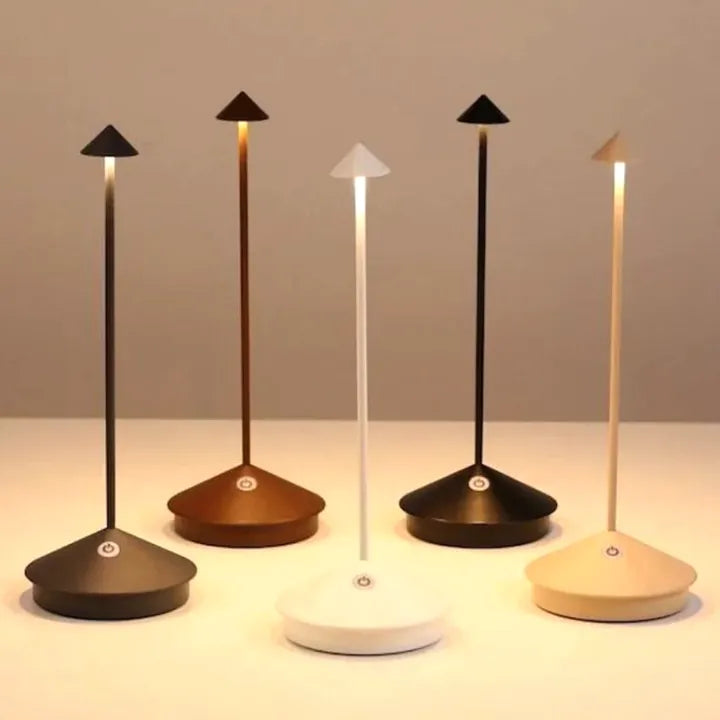 Wireless LED Table Lamp - ClarityGlow-White-The Livary