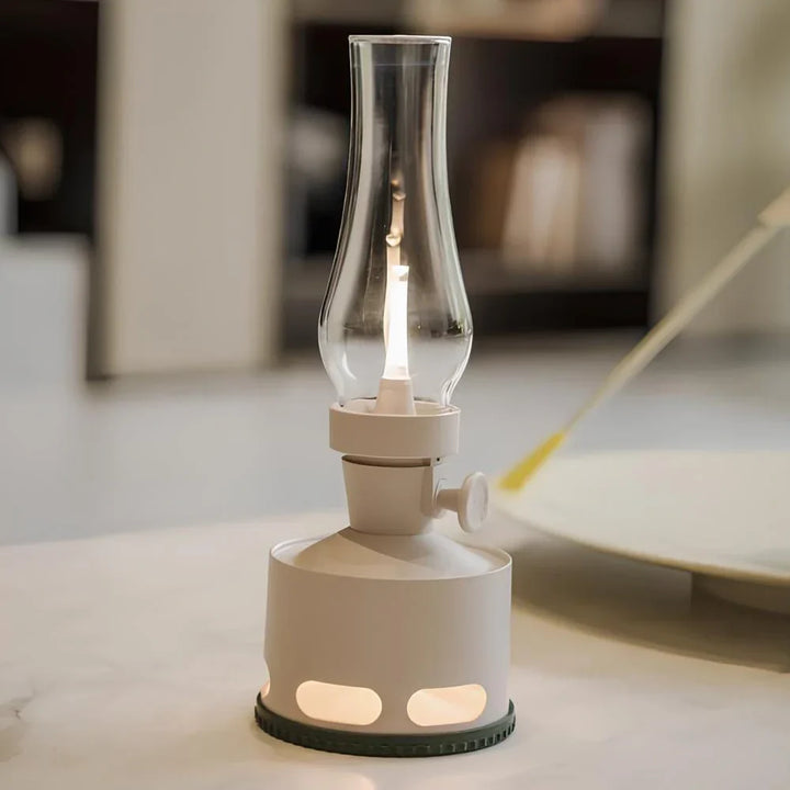 Rechargeable Vintage LED Lantern - LumaLantern-Green-The Livary