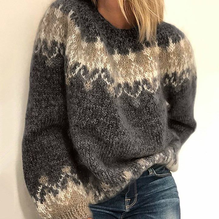 Trendy Knitted Sweater for Women - Sophie-Black-S-The Livary