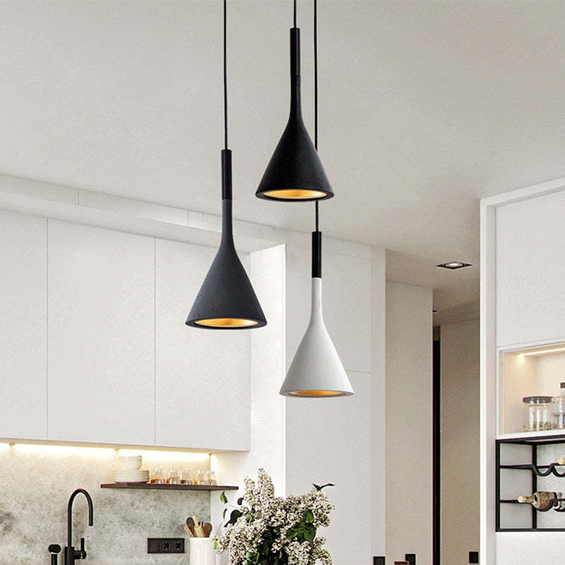 Modern Triangle Pendant Lamp - Trionda-Blue-The Livary
