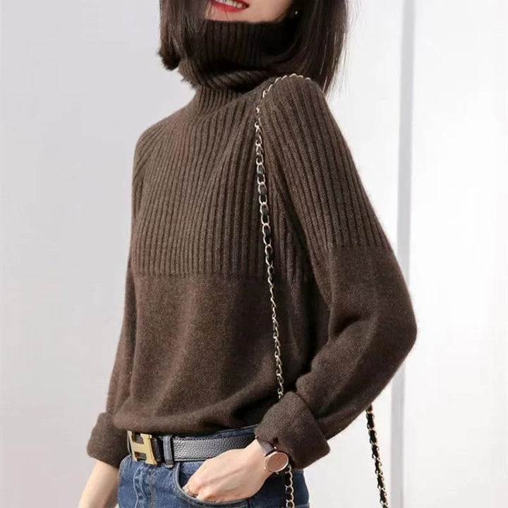 Trendy Sweater for Women - Serena-Dark brown-S-The Livary