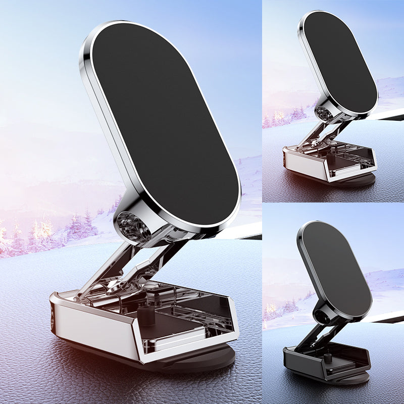 Magnetic Phone Holder for the Car - MagMount Fold-Black-The Livary