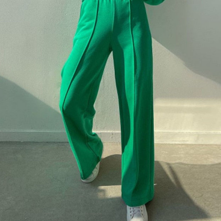 Comfortable and Luxury Tracksuit 2-Piece – Isabel-Green-S-The Livary