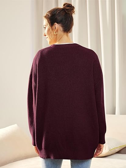 Lightweight V-neck Vest with Button Closure - Lana-Red-The Livary