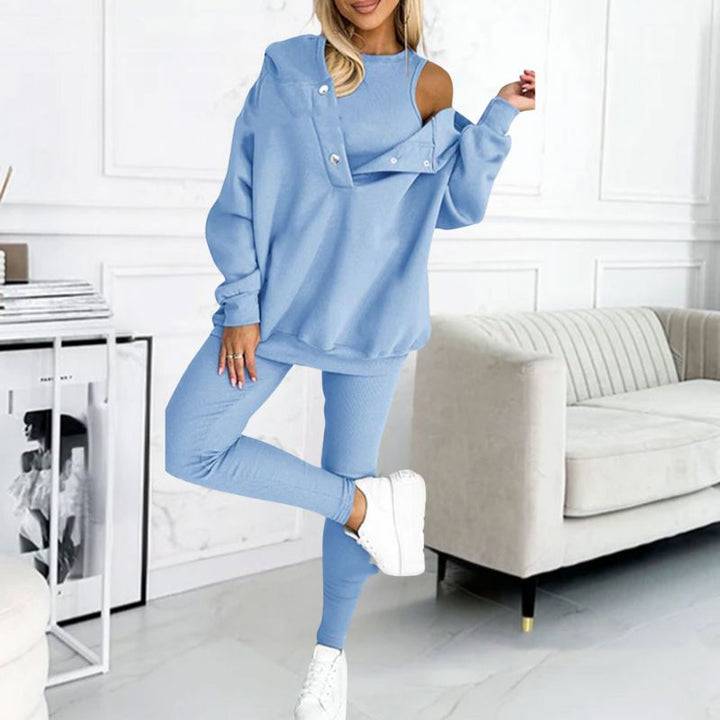 Trendy Lounge Set of 3 - Elena-Baby blue-S-The Livary