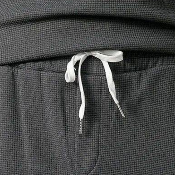 Stylish Men's Tracksuit - Mason-Black and White-M-The Livary