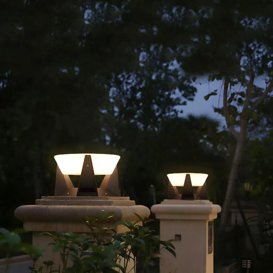 Luxury Solar Garden Lamp with Japanese Style - ZenGlow-The Livary
