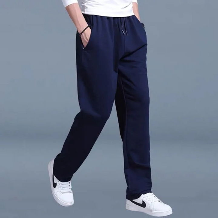 Men's Jogging Trousers with Oversized Fit - Valen-Dark blue-M-The Livary