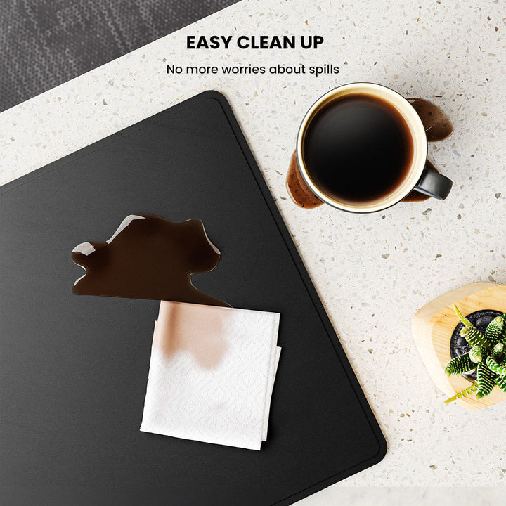 Wireless Rechargeable Desk Mat - ChargePad Flex-Black-The Livary
