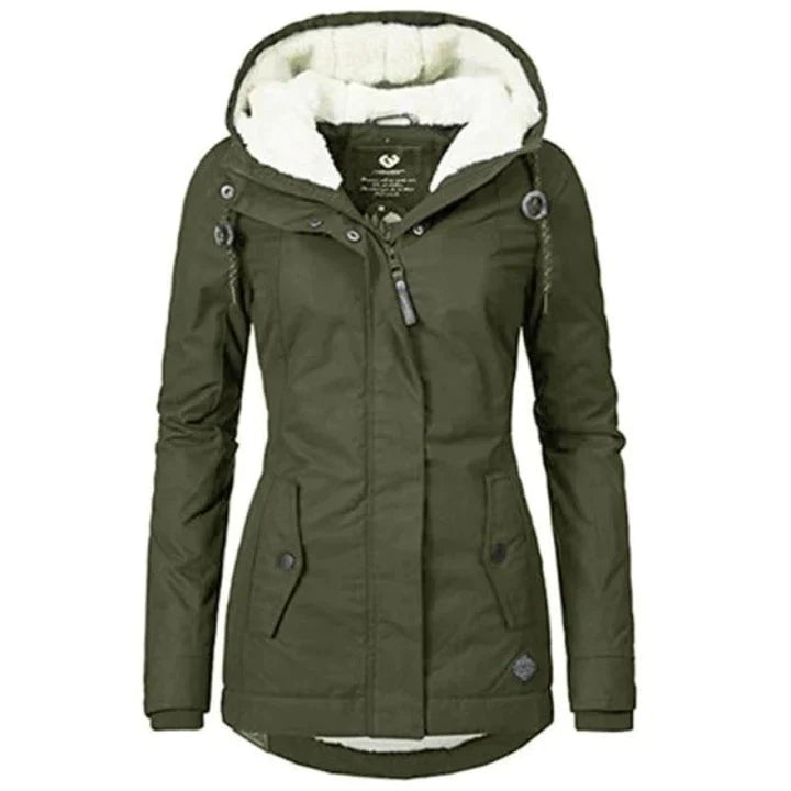 Trendy Winter Coat for Women - Evelina-Green-S-The Livary