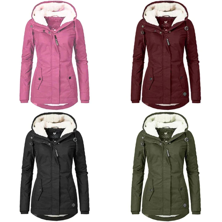 Trendy Winter Coat for Women - Evelina-Green-S-The Livary