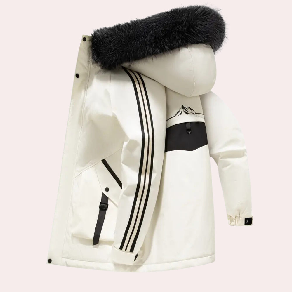 Modern Winter Jacket for Men - Maxim-Black-S-The Livary