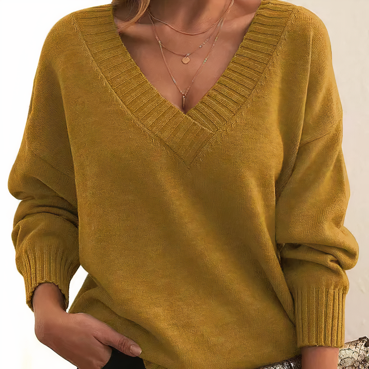 Luxury Cashmere Sweater - Isabella-Gold-S-The Livary