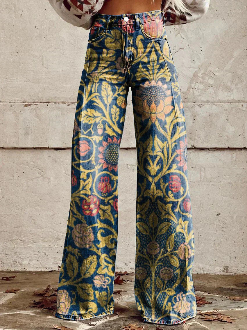 Lightweight Long Ladies Trousers - Lina-Dark blue-S-The Livary