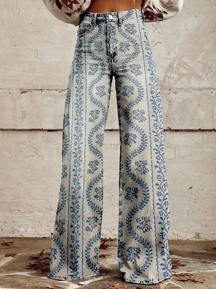 Lightweight Long Ladies Trousers - Lina-Blue-S-The Livary