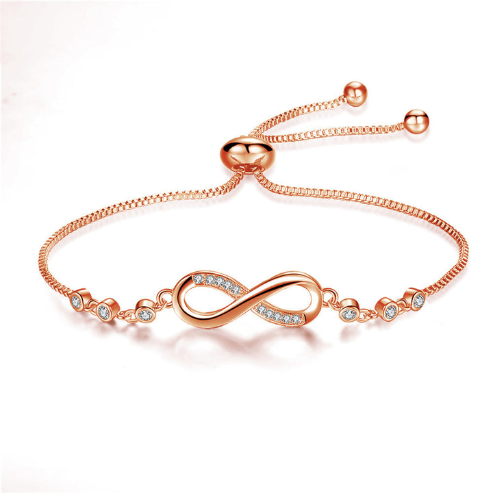 Stylish and Adjustable Infinity Bracelet - Nova-Rose-The Livary