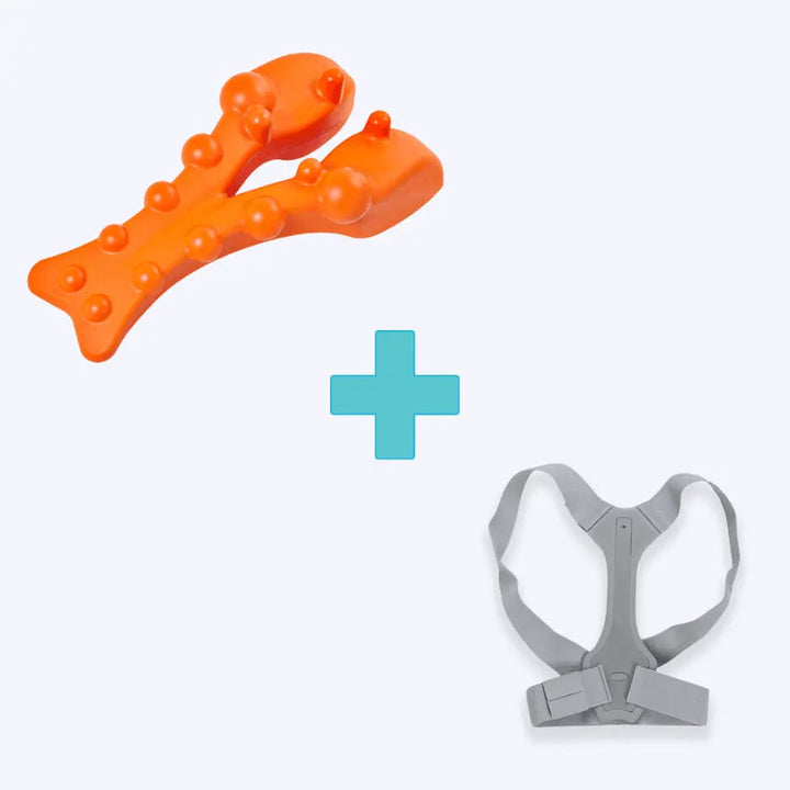 Acupressure Tool for Neck and Shoulder Pain – TrapiRelief-AcuPress MD + BackStar-The Livary
