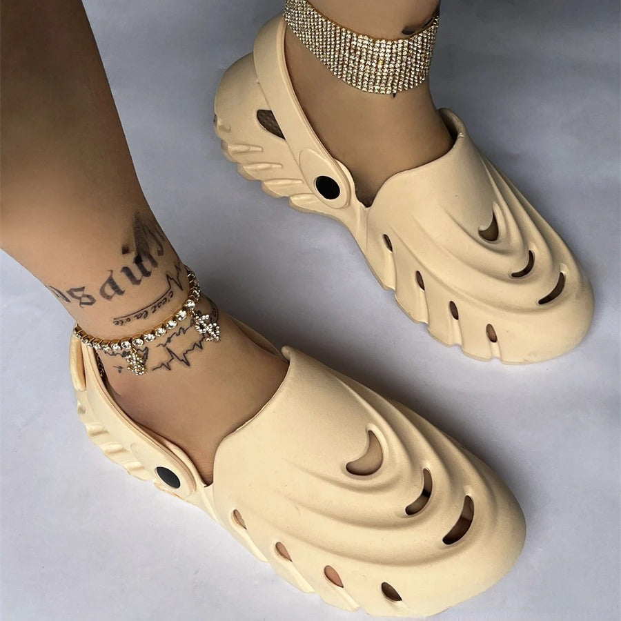 Versatile, Comfortable Women's Clogs for Everyday & Work - Noa-White-3-The Livary