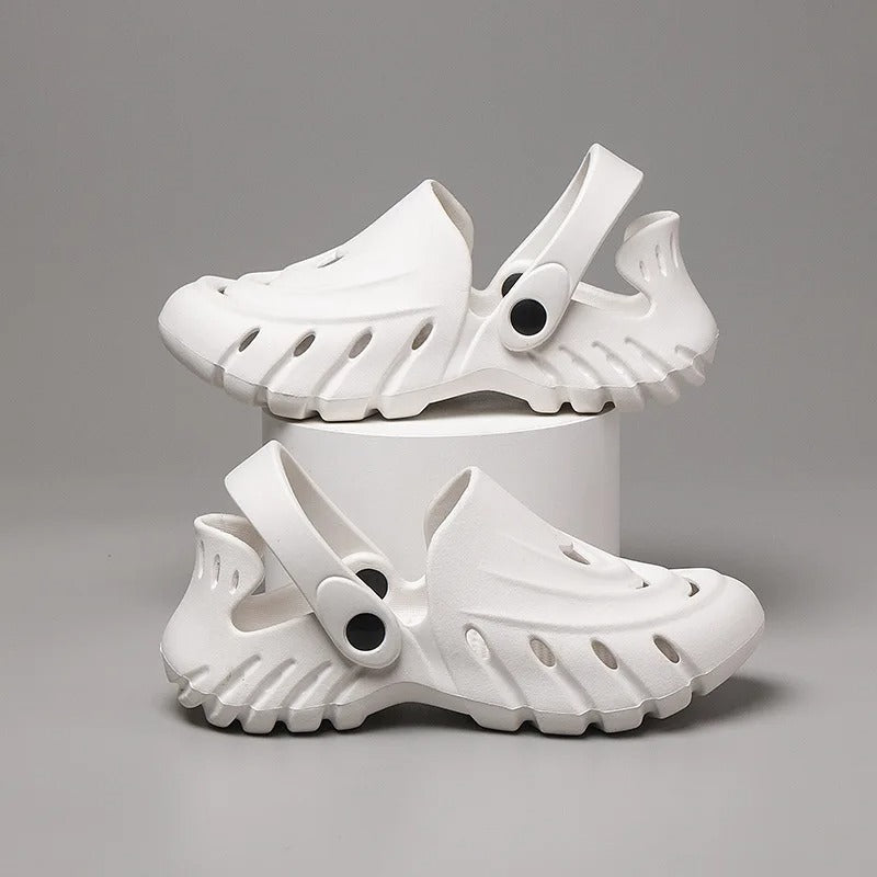 Versatile, Comfortable Women's Clogs for Everyday & Work - Noa-White-3-The Livary
