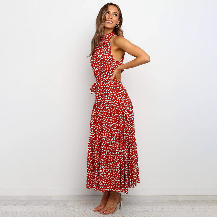 Stylish Long Summer Dress - Lucienne-Yellow-S-The Livary