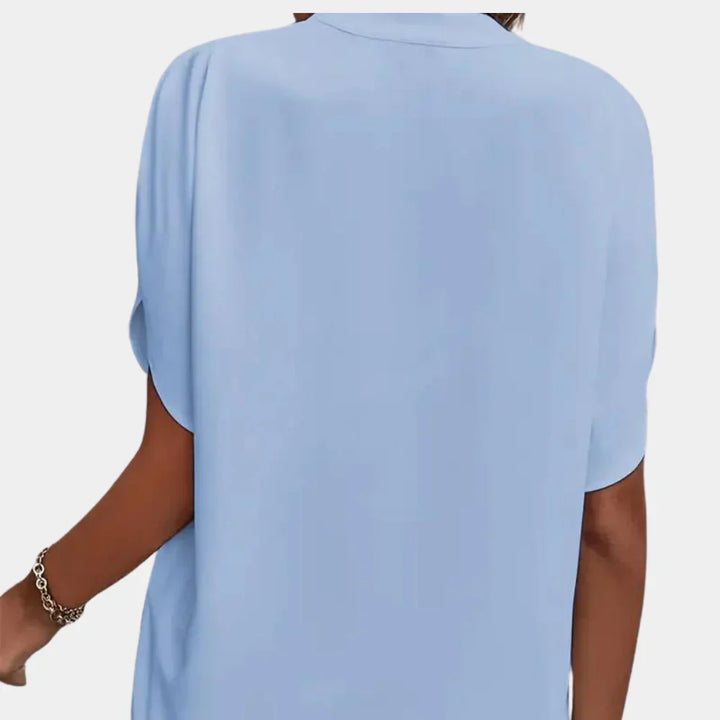 Airy summer blouse for women – Ella-Black-S-The Livary
