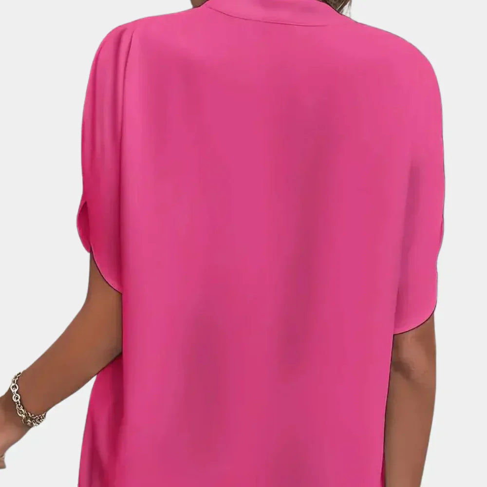 Airy summer blouse for women – Ella-Black-S-The Livary