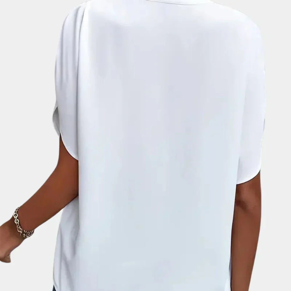 Airy summer blouse for women – Ella-Black-S-The Livary