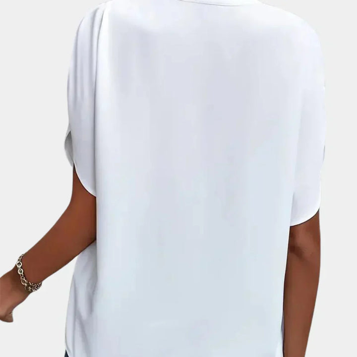 Airy summer blouse for women – Ella-Black-S-The Livary