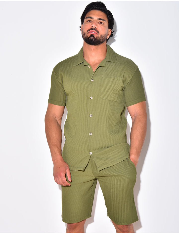 Casual Men's Summer Shorts – Matteo-Green-S-The Livary