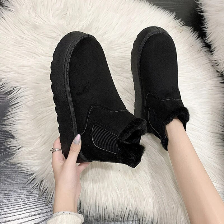 Warm and Comfortable Winter Boots for Women - FrostFlair-Brown-2.5-The Livary