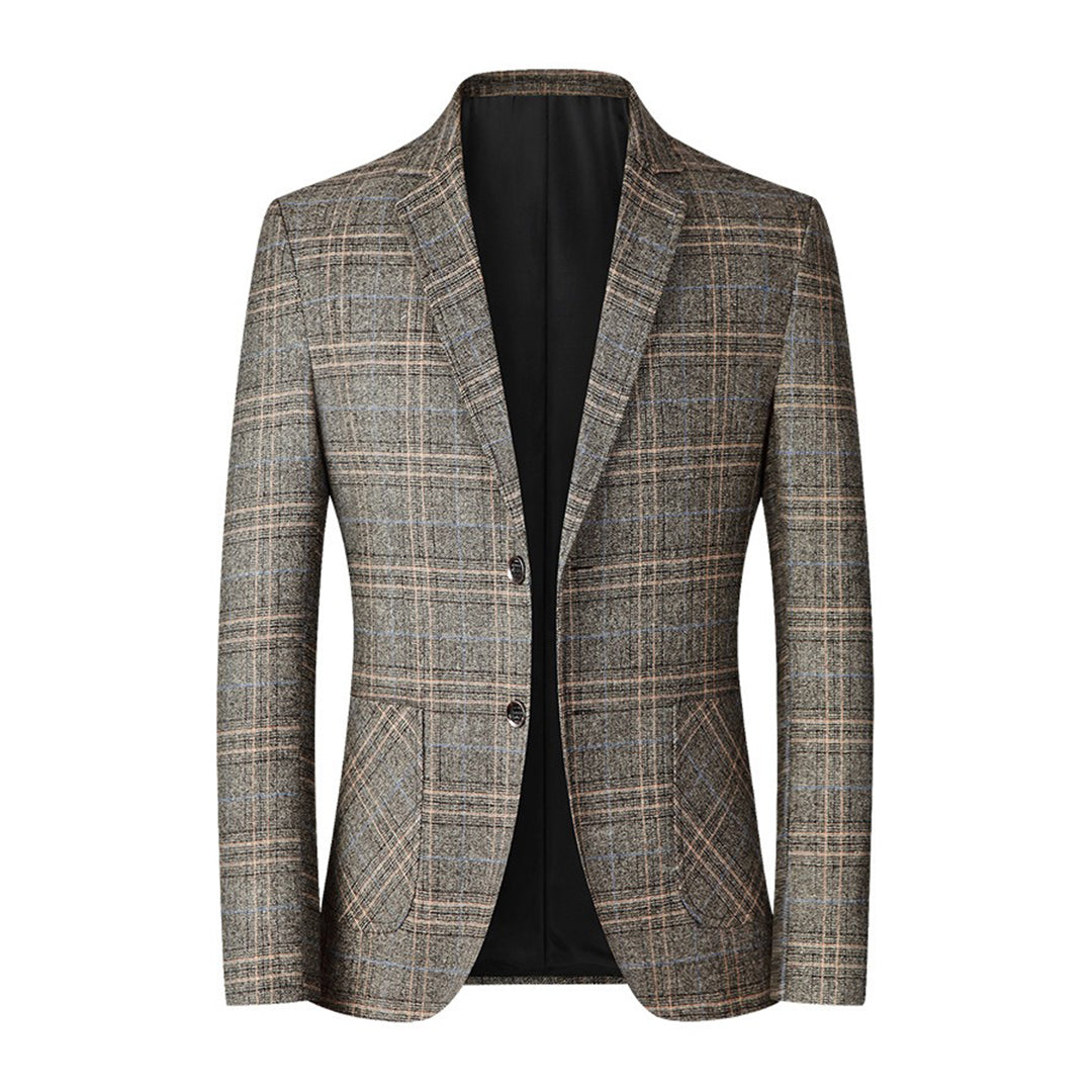 Casual Blazer for Men - Matthieu-Khaki-S-The Livary
