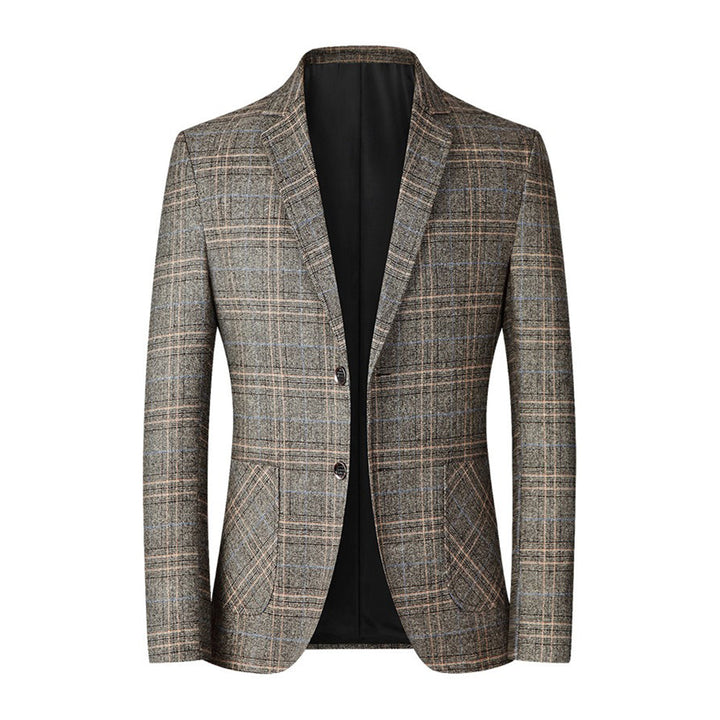 Casual Blazer for Men - Matthieu-Khaki-S-The Livary