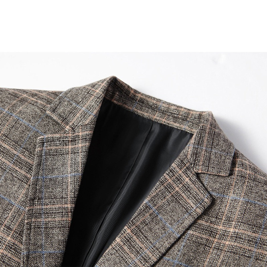 Casual Blazer for Men - Matthieu-Grey-S-The Livary