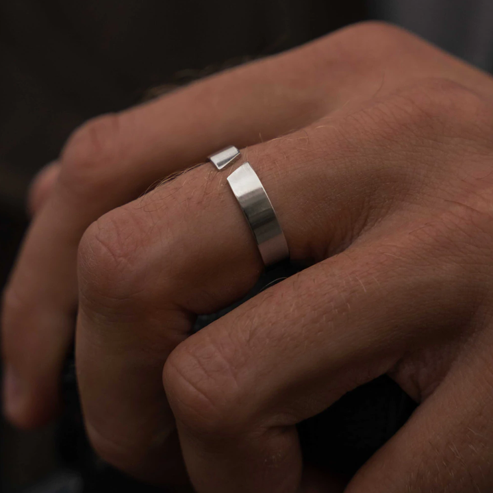 Cool Men's Ring - Arvid-Silver-The Livary