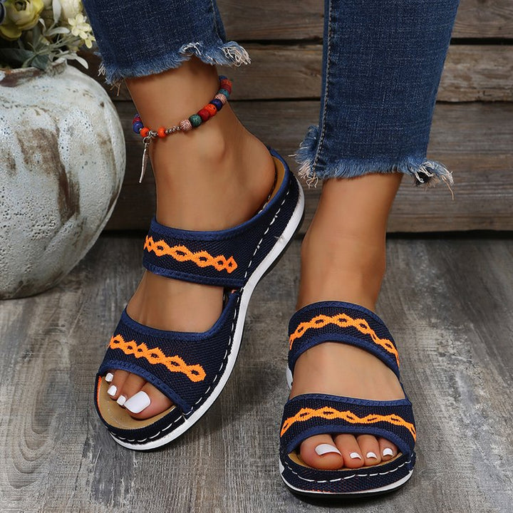 Ladies Sandals with DynamicSupport Technology - LunaStride-Blue-2.5-The Livary