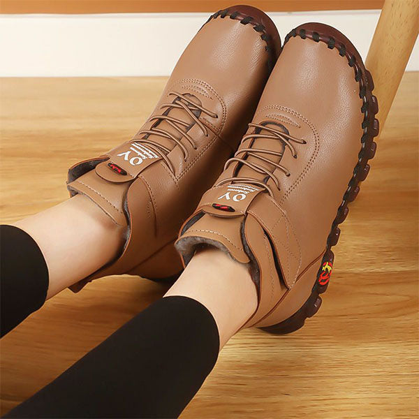 Warm High Women's Shoes – Nova-Brown-4-The Livary