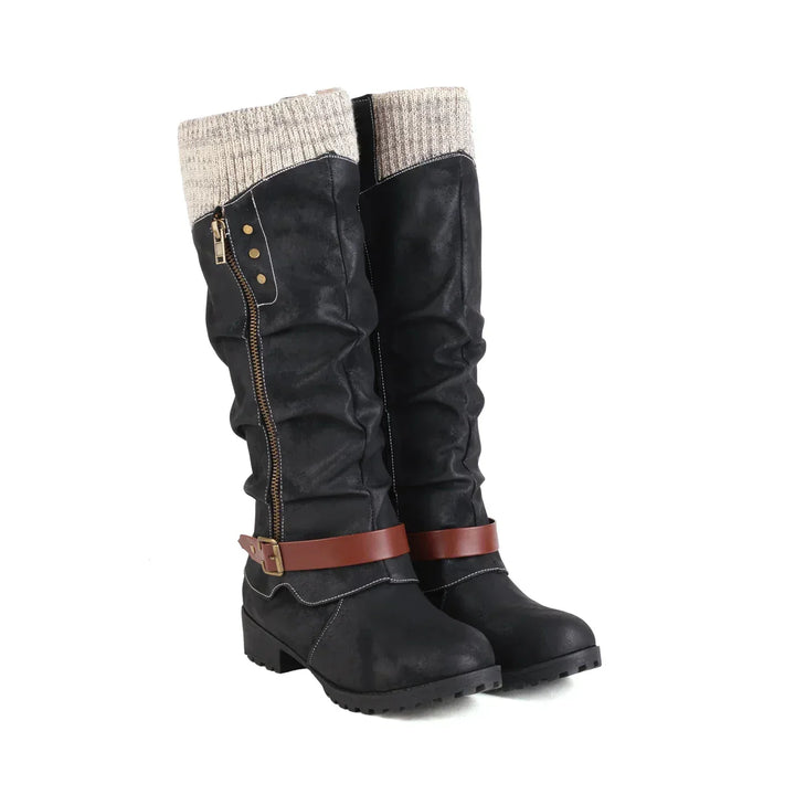 Fashionable High Women’s Boots - Isabella-Black-2.5-The Livary