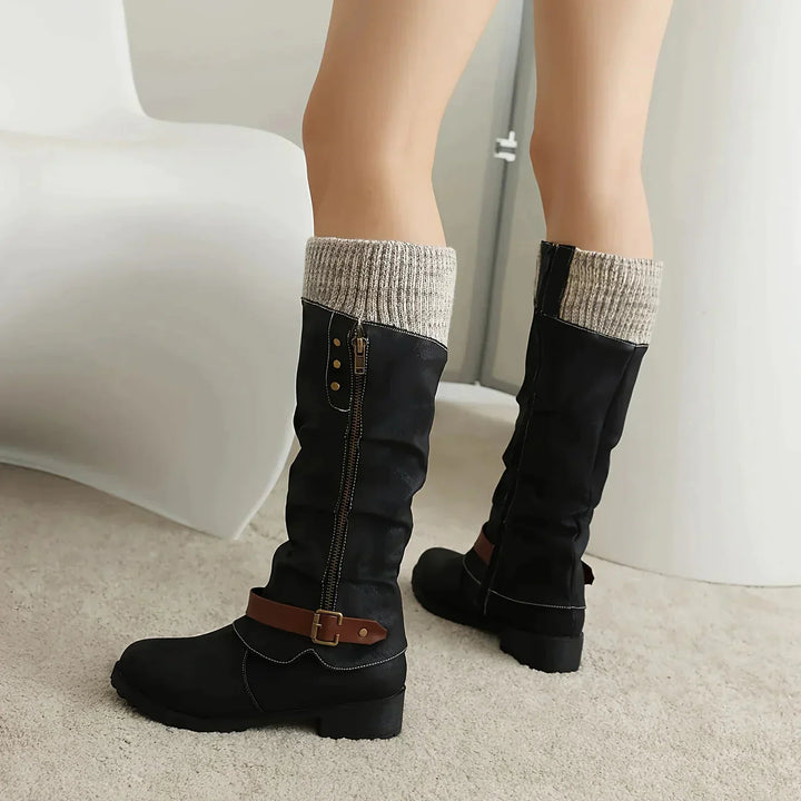 Fashionable High Women’s Boots - Isabella-Black-2.5-The Livary