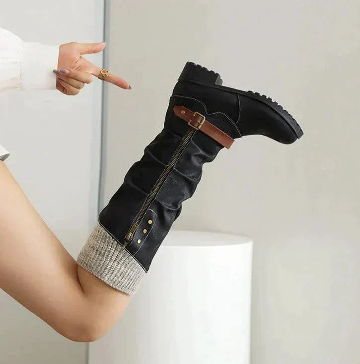 Fashionable High Women’s Boots - Isabella-Black-2.5-The Livary