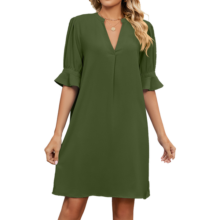 Trendy Casual Dress - Isadora-Light blue-S-The Livary