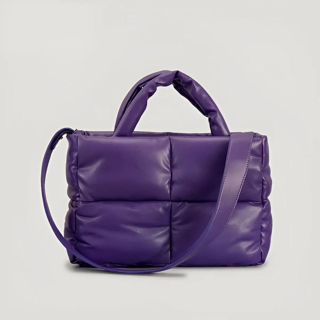 Stylish Quilted Ladies Designer Bags - Sofia-Purple-The Livary