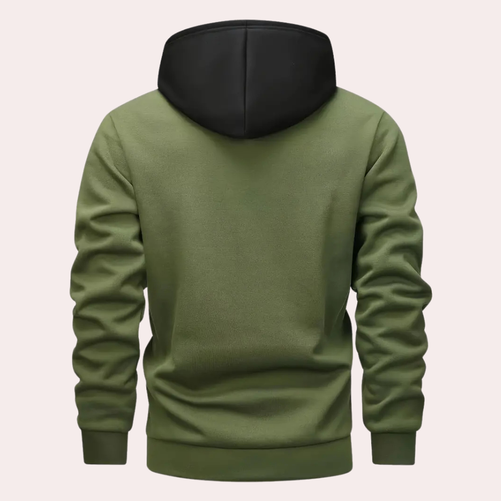 Comfortable Hoodie for Men - Rowan-Black-S-The Livary