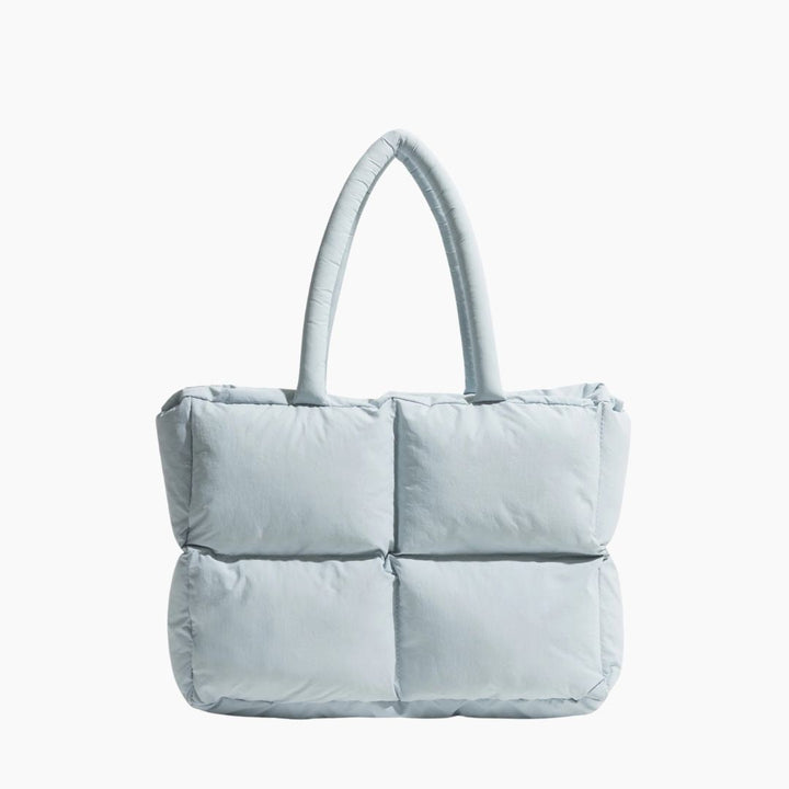 Stylish Puffer Shoulder Bag - Aurora-Baby blue-The Livary
