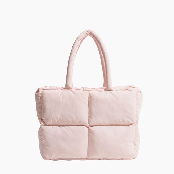 Stylish Puffer Shoulder Bag - Aurora-Pink-The Livary